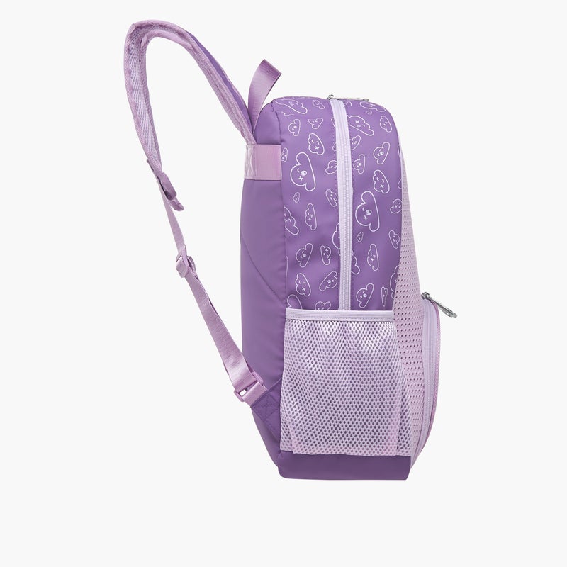 light_and_nine Backpack-With Jibbitz-2 Cmprt With Zipper Closure- (Eva) Purple \ 32X15X41 - Image 3